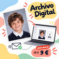 Archivo digital de la foto escolar: 9 € solo ahora, antes 12 €