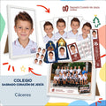 Lote de fotografía escolar de Infantil y Primaria de Sagrado Corazón de Jesús (Cáceres): foto de clase, retrato enmarcado y copias del pack