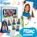 Lote de fotografía escolar de Infantil y Primaria de FEDAC Guissona: foto de clase, retrato enmarcado y copias del pack