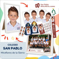 Lote de fotografía escolar de Infantil y Primaria de San Pablo (Miraflores de la Sierra): foto de clase, retrato enmarcado y copias del pack