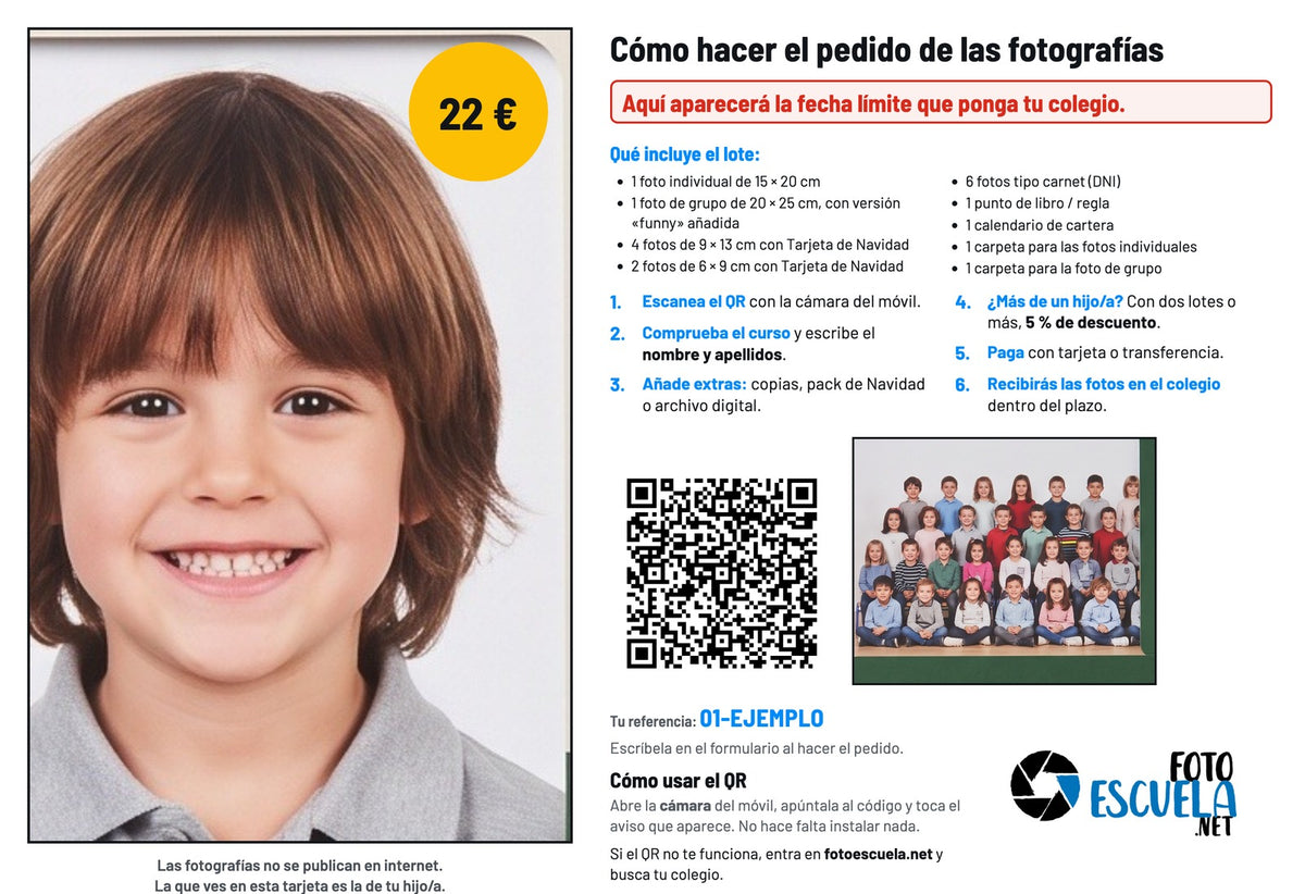 Mostra de la targeta de comanda, amb les cares pixelades